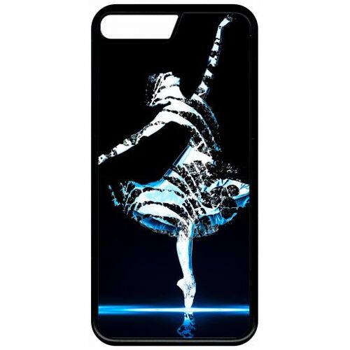 Coque - Danseuse Etoile - Compatible Avec Apple Iphone 8+ - Plastique - Bord Noir