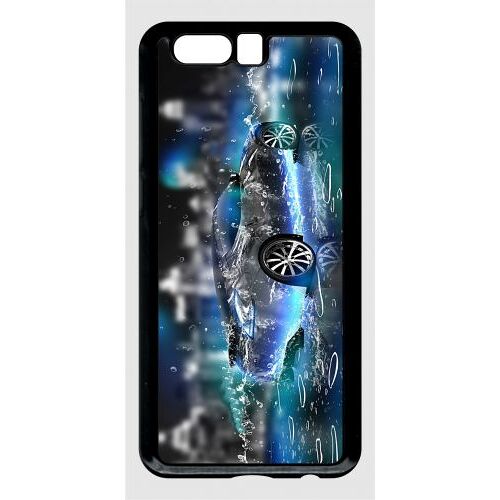 Coque Pour Smartphone - Voiture Prototype 3d Tuning Eau - Compatible Avec Honor 9 - Plastique - Bord Noir