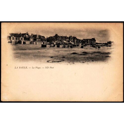 Carte Postale Ancienne, France, Loire Atlantique ( 44 ), La Baule, La Plage