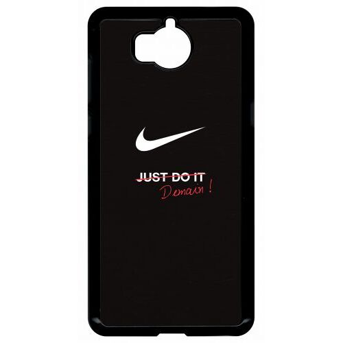 Coque Pour Smartphone - Just Do It Demain - Compatible Avec Huawei Y5 (2017) - Plastique - Bord Noir