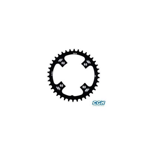 Plateau Diam 96 38 Dents 4 Branches Single Narrow Alu Noir Sunrace