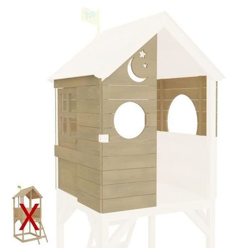 Cloisons Avec Fen?Tre Pour Cabane Tower