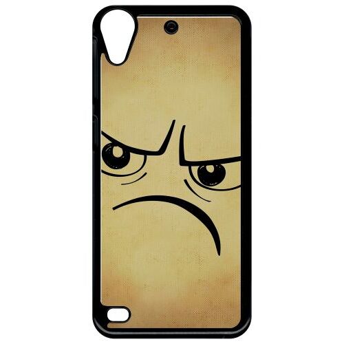 Coque Htc Desire 530 - Smiley Mechant - Noir