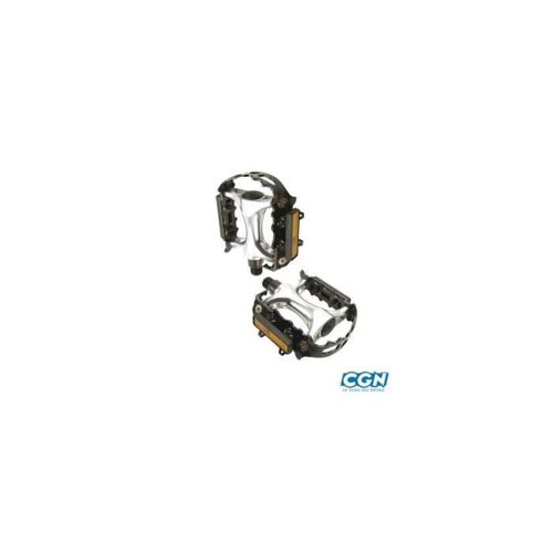 Pedale Vtt Alu Atoo Supergrip Noir (Pr)