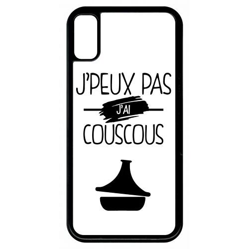 Coque Pour Iphone 8 - J Peux Pas J Ai Couscous 1 - Noir