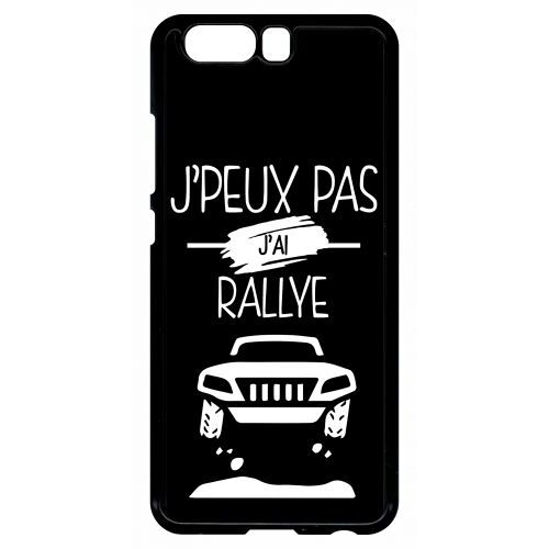 Coque huawei ascend p10 - j peux pas j ai rallye 2 - noir