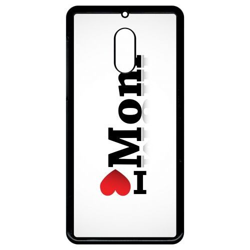Coque nokia 6 (2018) - i love you mom - noir