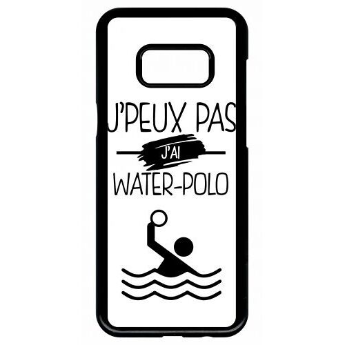 Coque pour galaxy s8+ - j peux pas j ai water polo 1 - noir
