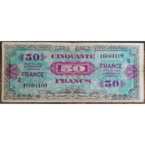 Billet 50 Francs 1944 France Préparer Par Les Usa Pour La Libération S2 16004109