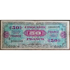 Billet 50 Francs 1944 France Préparer Par Les Usa Pour La Libération S2 16004109