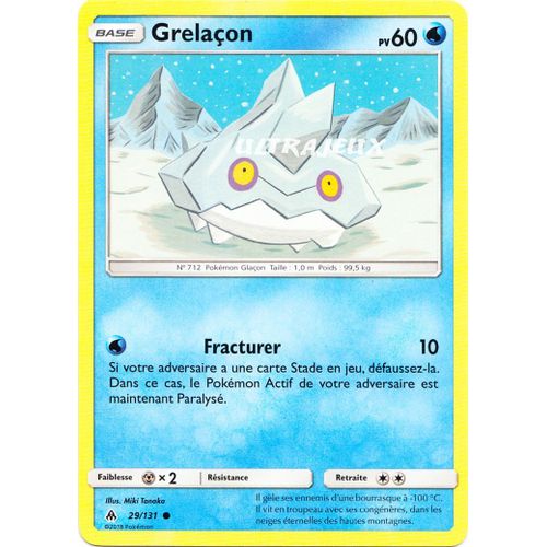 Pokémon - 29/131 - Grelaçon - Sl6 - Soleil Et Lune - Lumière Interdite - Commune