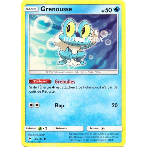 Pokémon - 21-R/131 - Grenousse - Reverse