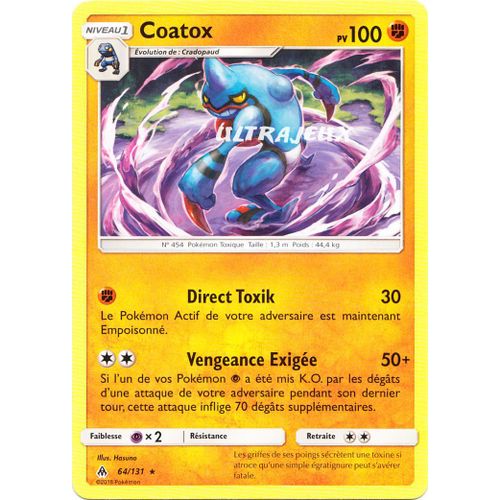 Pokémon - 64-R/131 - Coatox - Reverse