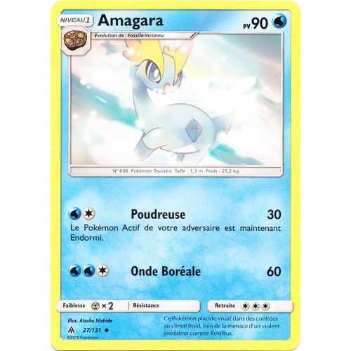 Pokémon - 27/131 - Sl6 - Soleil Et Lune - Lumière Interdite - Amagara - Peu Commune
