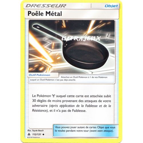 Pokémon - 112/131 - Poêle Métal - Sl6 - Soleil Et Lune - Lumière Interdite - Peu Commune