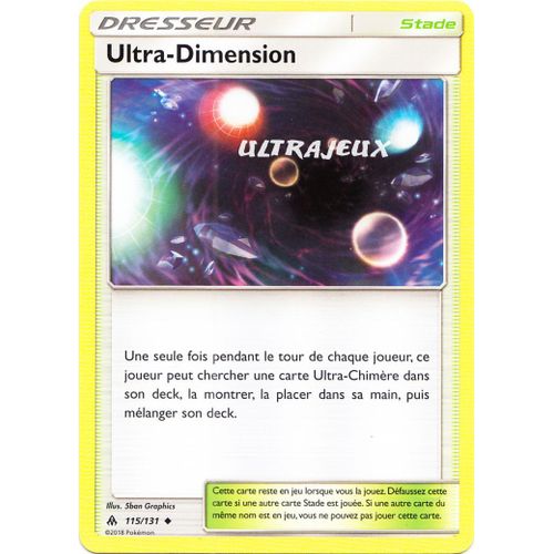 Pokémon - 115/131 - Ultra-Dimension - Sl6 - Soleil Et Lune - Lumière Interdite - Peu Commune