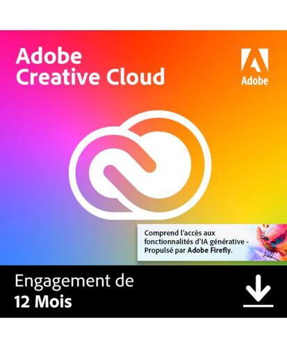 Adobe Creative Cloud (Cc) Pro - 1 An - Licence À Télécharger - Livraison Rapide 7/7j