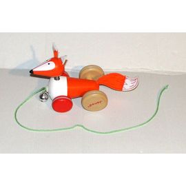 Renard A Promener Zigolos Janod - Figurine En Bois A Tirer