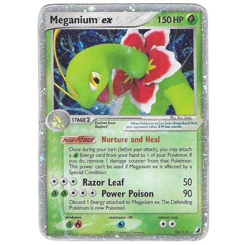 Meganium Ex 106/115 - 150hp - Unseen Forces - Ultra Rare Holo Pokemon Card