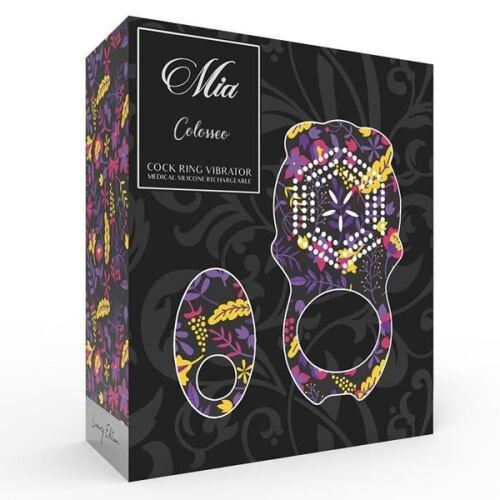 Mia Colosseo Cock Ring Remote Control Black