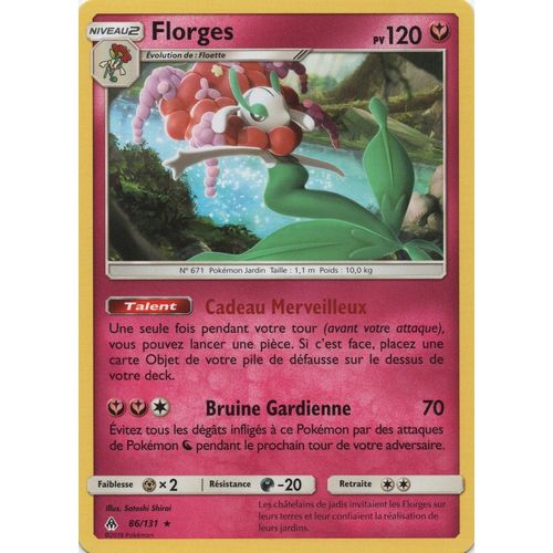 Carte Francaise Florges 86/131 Lumière Interdite Pokemon
