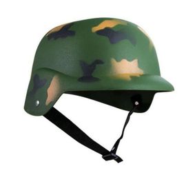 Casque De Militaire Adulte - Ptit Clown - Re14825 - Vert - Plastique - Extérieur