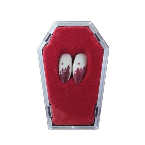 Canines De Vampire Sanglantes - P'tit Clown - Re63296 - Rouge - Plastique - Adulte