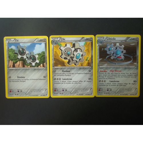 Noir & Blanc - Tic (74) + Clic (75) + Cliticlic Holo (76/114)