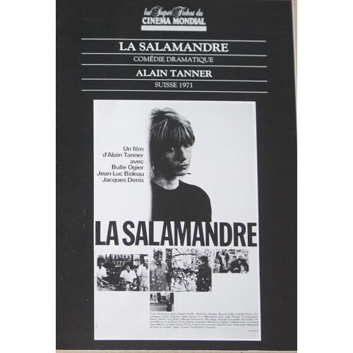Super Fiche Du Cinéma Mondial (5 Volets Recto/Verso) La Salamandre
