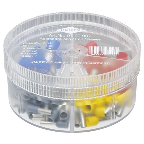 Knipex Boîtier d'assortiment avec embouts de câble isolés - 97 99 907