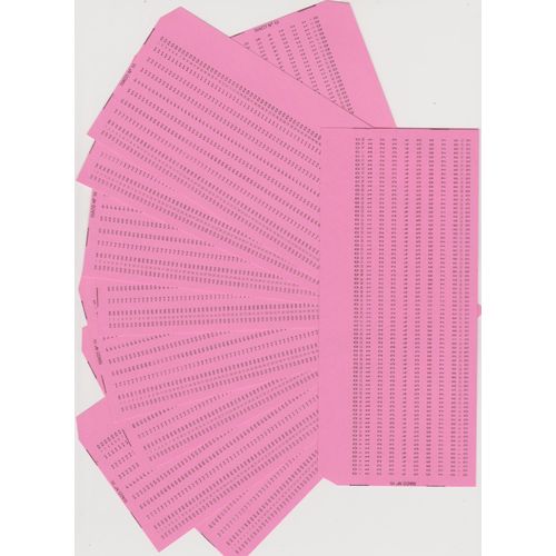 Vintage 1970_Cartes Perforées De Types Ordinateurs Ibm Inutilisé X 10_Très Rare