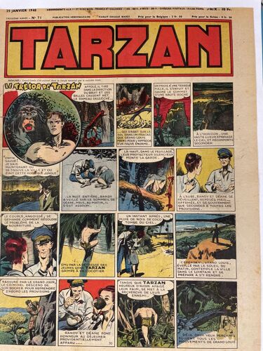 Tarzan N° 71. - 25 Janvier 1948.