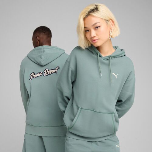 Puma Hoodie Décontracté Avec Motif Premium Ess Unisexe, Vêtements, Vert Moon, L