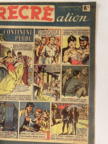 Récréation N° 61. Jeudi 24 Juillet 1947