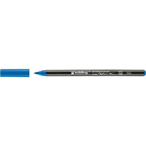 Edding Feutre Pinceau Porcelaine 4200 Bleu Clair 1-4 Mm