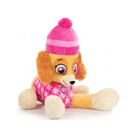 Peluche Pat Patrouille Stella Couche 50 Cm - Chienne - Set Doudou Enfant Avec Carte Tigre