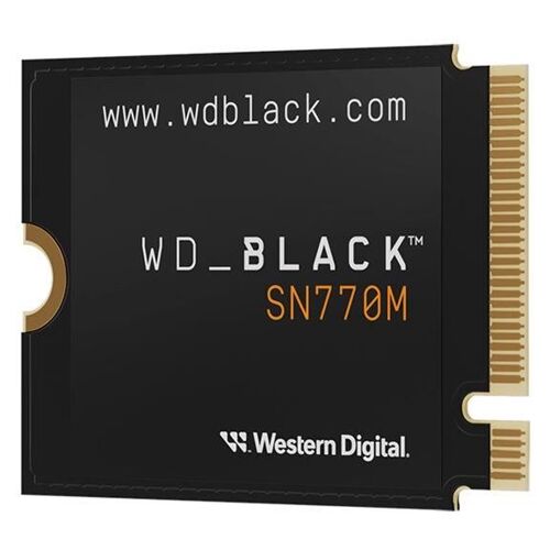 WD_BLACK SN770M WDS500G3X0G - SSD - 500 Go - lecteur de jeux mobiles - interne - M.2 2230 - PCIe 4.0 x4 (NVMe)