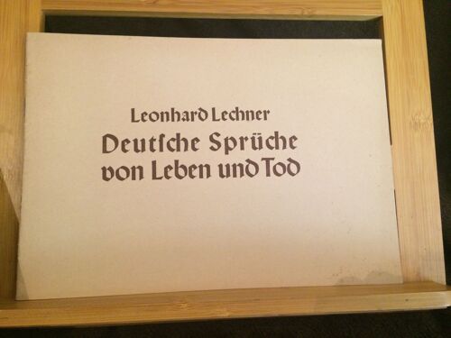 Leonhard Lechner Deutsche Spreche Von Leben Und Tod Partition Barenreiter 255