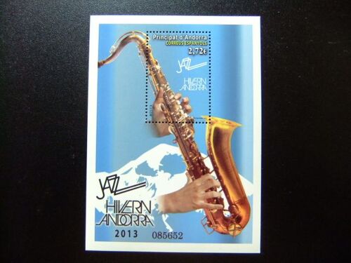 Andorra Española 2013 Música Jazz Saxofón Yvert 404 ** Mnh