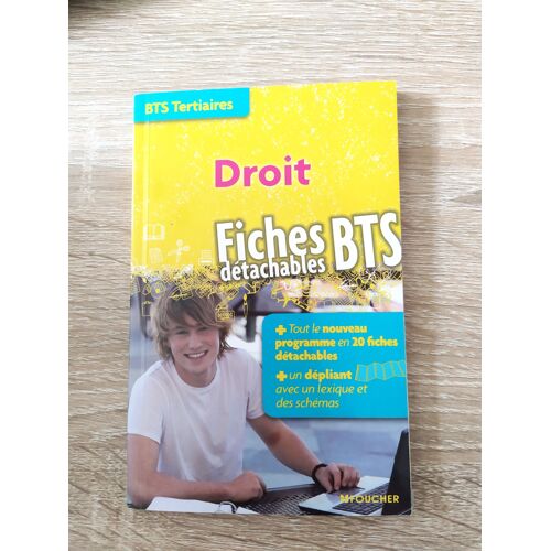 Fiches Détachables Bts Droit