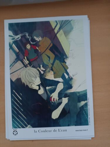 Carte Manga Yaoi La Couleur De L'ea De Maki Ebishi (15*21cm)
