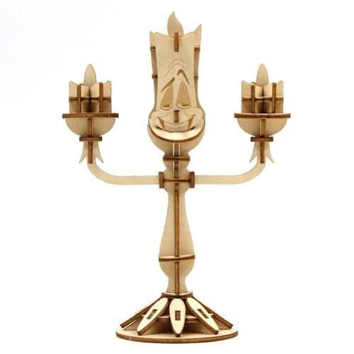 La Belle et la Bête maquette IncrediBuilds 3D Lumière *ANGLAIS*
