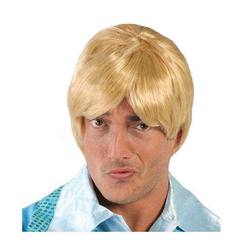 Perruque Homme Blond Courte (Taille Unique)