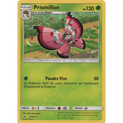 Carte Francaise Prismillon 8/131 Lumière Interdite Pokemon