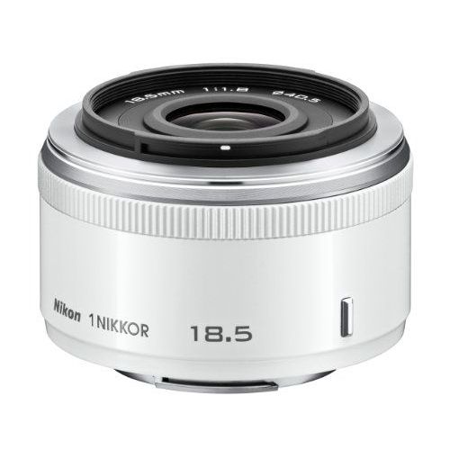 Nikon single-focus lens 1 NIKKOR 18.5mm f / 1.8 Format Blanc Nikon CX uniquement