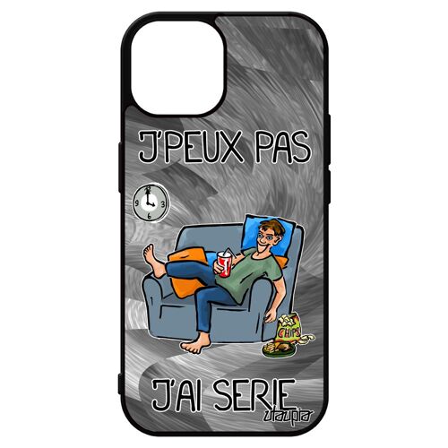 Coque J'peux Pas J'ai Série Pour Iphone 15 Silicone Drole Housse Je Humoristique Humour Television Dessin Animé Smartphone De