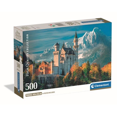 Puzzle Adulte Compact 500 Pièces - Neuschwanstein Castle