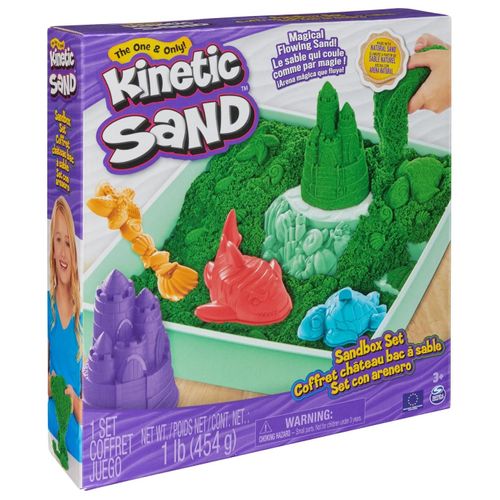 KINETIC SAND COFFRET CHÂTEAU-BAC A SABLE 454 G Kinetic Sand (assort)