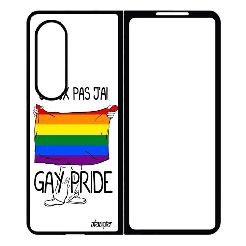Coque Silicone Z Fold 4 J'peux Pas J'ai Gay Pride Drapeau Gay Lgbt Lesbien Arc En Ciel 4g Alu Gaypride Rainbow Dessin Samsung Galaxy