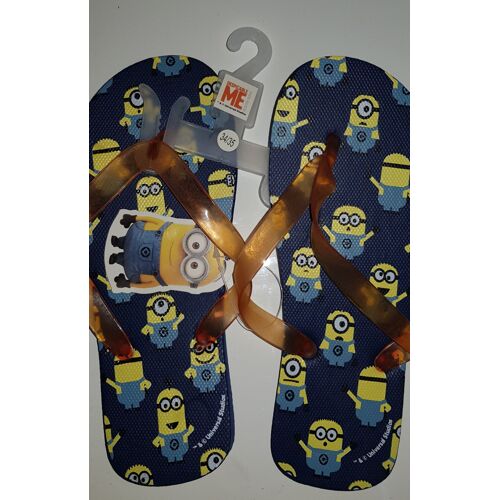 Tongs Enfants Minions / Chaussures Pour L Ete / Pointure 34-35 / Neuves Etiquettes